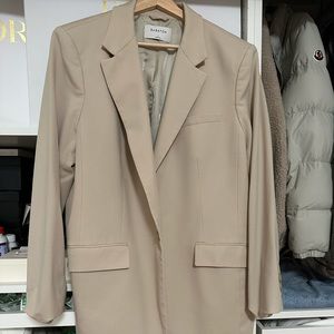 ARITZIA BABATON AGENCY BLAZER CREAM